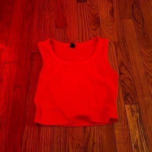 Cute bright neon orange top